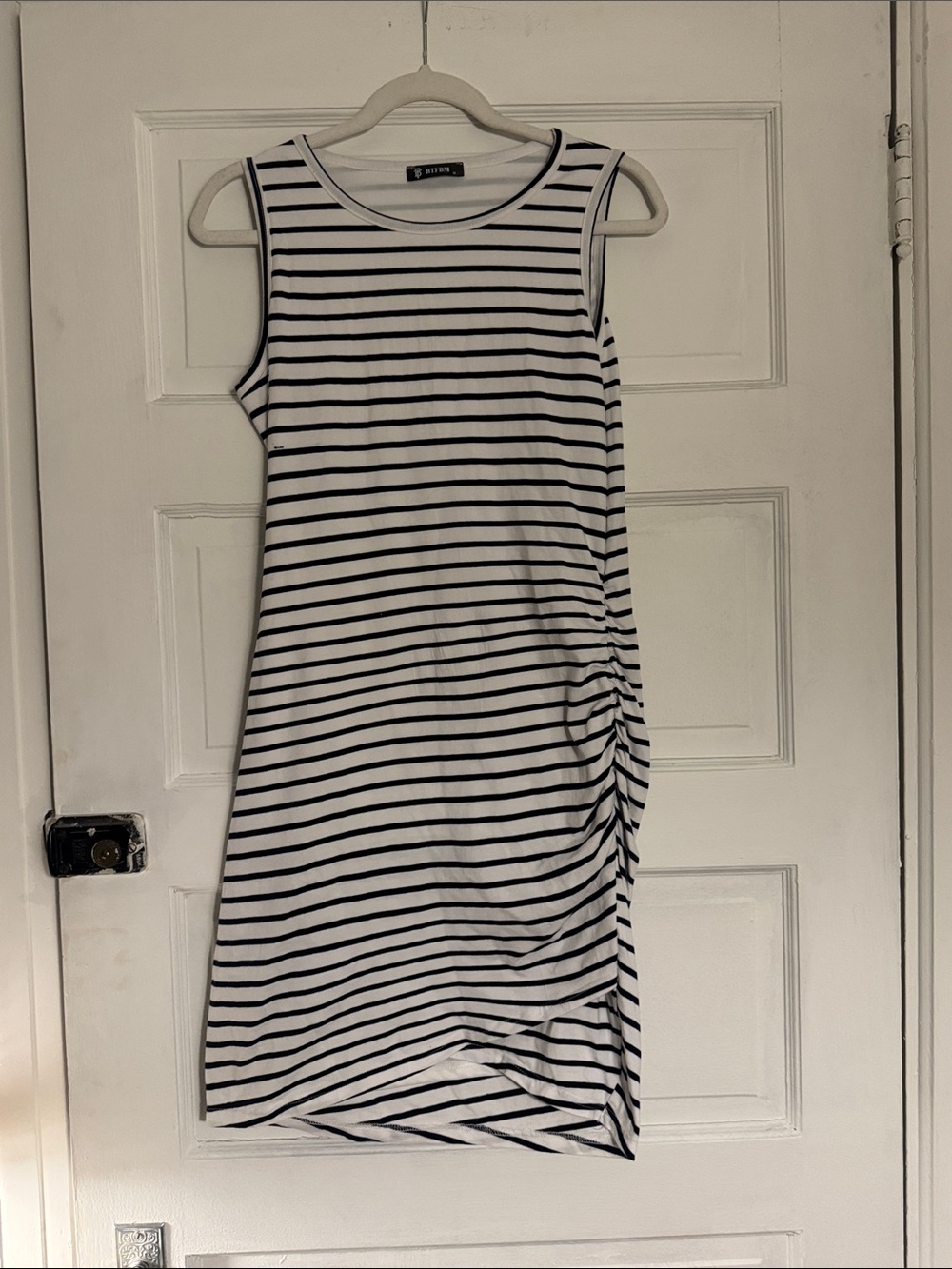 2 for $12 🎉 BTFBM Striped Sleeveless Midi Dress - Picture 2 of 10